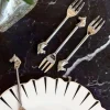 Cristina Oria Cubiertos De Postre|Cubiertos De Aperitivo^Set De 4 Tenedores Con Diseño De Caballos