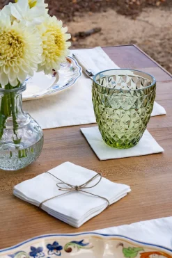 Cristina Oria Posavasos Y Servilleteros^Set De Cuatro Posavasos De Lino