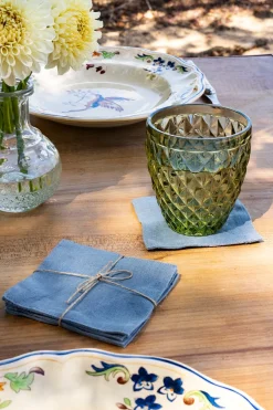 Cristina Oria Posavasos Y Servilleteros^Set De Cuatro Posavasos De Lino