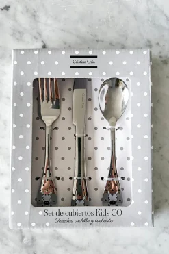 Cristina Oria Minichef^Set De Cubiertos Infantil Co