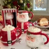 Cristina Oria Tazas Y Teteras^Set De Dos Tazas Con Diseño De Papá Noel