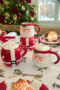 Cristina Oria Tazas Y Teteras^Set De Dos Tazas Con Diseño De Papá Noel