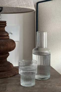 Cristina Oria Jarras Y Botellas|Vasos^Set De Jarra Y Vaso De Cristal Tallado