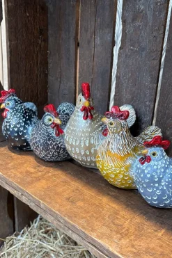 Cristina Oria Piezas Decorativas^Set Figuras Decorativas Gallinas Pequeñas