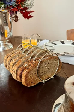 Cristina Oria Accesorios De Mesa^Soporte Para Tostadas Con Diseño Circular De Plata CO