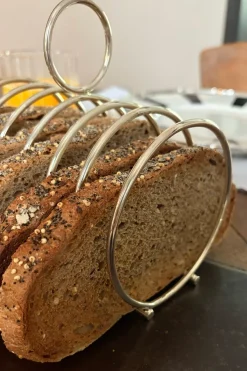 Cristina Oria Accesorios De Mesa^Soporte Para Tostadas Con Diseño Circular De Plata CO