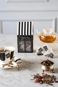 Cristina Oria Dulces Cristina Oria^Té Verde Pétalos De Rosa 15 Pirámides Co