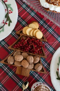 Cristina Oria Tablas^Tabla De Madera Con Diseño De Árbol "Merry Christmas"