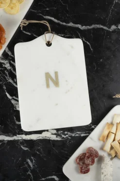 Cristina Oria Tablas|Menaje Iniciales^Tabla De Mármol Inicial N