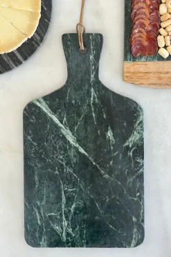 Cristina Oria Tablas^Tabla De Mármol Verde Con Mango