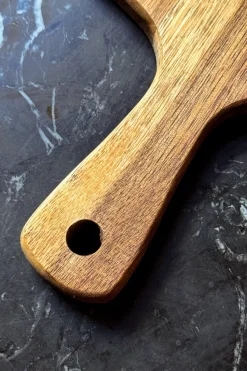 Cristina Oria Tablas^Tabla Rectangular De Madera De Acacia Con Mango
