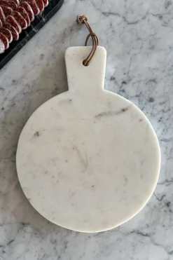 Cristina Oria Tablas^Tabla Redonda De Mármol Blanca