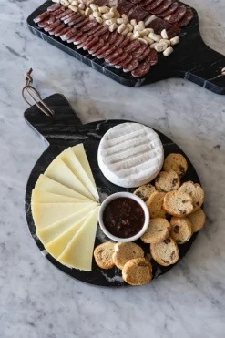 Cristina Oria Tablas^Tabla Redonda De Mármol Negra