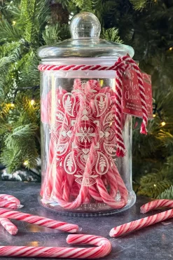 Cristina Oria Dulces Cristina Oria^Tarro Con Bastones De Caramelo Especial Navidad