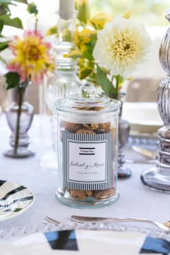 Cristina Oria Dulces Cristina Oria^Tarro De Cookies Personalizado Especial Bodas