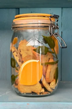 Cristina Oria Almacenaje^Tarro De Cristal Con Tapa Diseño Limones