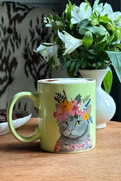 Cristina Oria Tazas Y Teteras^Taza Con Diseño De Gatos