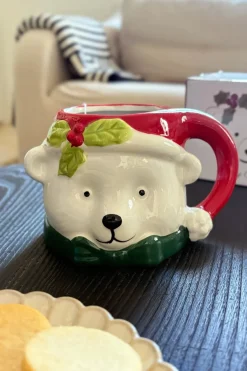 Cristina Oria Tazas Y Teteras^Taza Con Diseño De Oso Polar Navidad