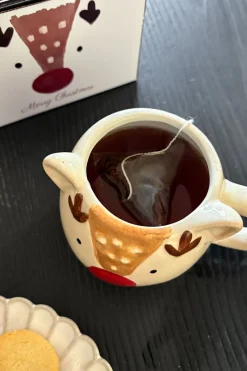 Cristina Oria Tazas Y Teteras^Taza Con Diseño De Reno Navidad