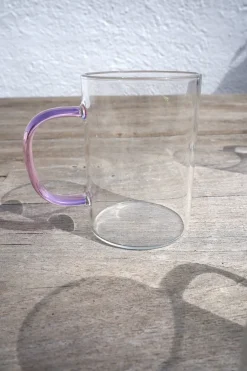 Cristina Oria Tazas Y Teteras^Taza De Cristal Con Asa De Colores