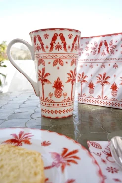 Cristina Oria Tazas Y Teteras^Taza de Porcelana con Diseño Exotic Vibes