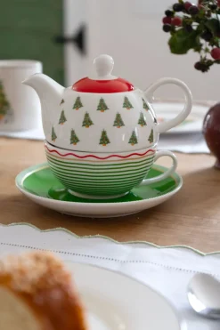 Cristina Oria Tazas Y Teteras^Tea For One Especial Navidad CO