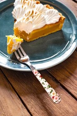 Cristina Oria Cubiertos De Postre^Tenedor Con Diseño De Rosas