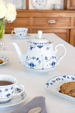 Cristina Oria Tazas Y Teteras^Tetera Crisantemos Azules Co