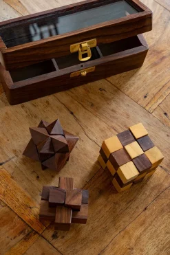 Cristina Oria Juegos De Mesa^Tres Juegos De Ingenio En Caja De Madera