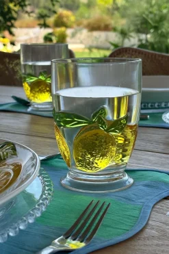 Cristina Oria Vasos^Vaso Acrílico Diseño Limones