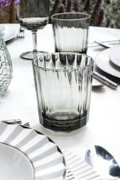 Cristina Oria Vasos^Vaso Acrílico Gris