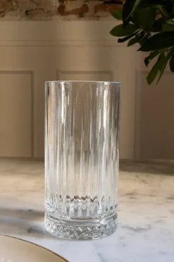 Cristina Oria Vasos^Vaso Cristal Base Rombos Alto