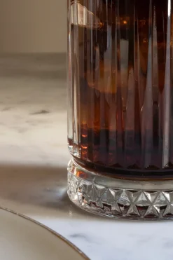 Cristina Oria Vasos^Vaso Cristal Base Rombos Alto