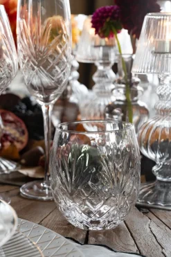 Cristina Oria Vasos^Vaso Cristal Oval Pequeño Espiga