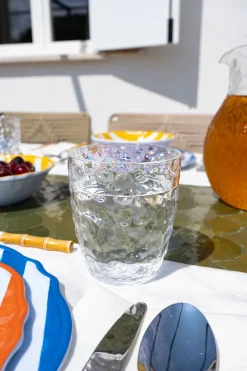 Cristina Oria Vasos^Vaso Transparente Acrílico Con Diseño En Relieve