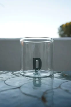 Cristina Oria Menaje Iniciales|Vasos^Vasos de Borosilicato Iniciales