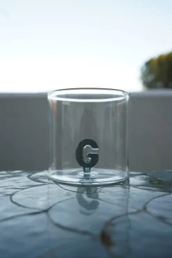 Cristina Oria Menaje Iniciales|Vasos^Vasos de Borosilicato Iniciales