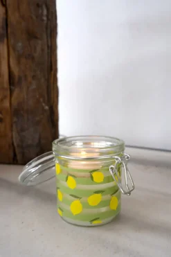 Cristina Oria Velas^Vela Con Tapa Y Aroma Limones