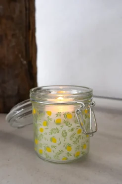 Cristina Oria Velas^Vela Con Tapa Y Aroma Limones