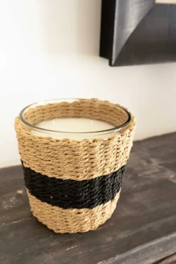 Cristina Oria Velas^Vela Con Vaso Trenzado