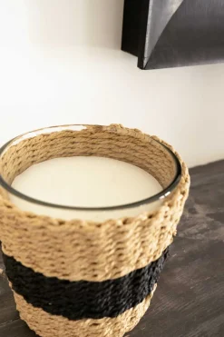 Cristina Oria Velas^Vela Con Vaso Trenzado