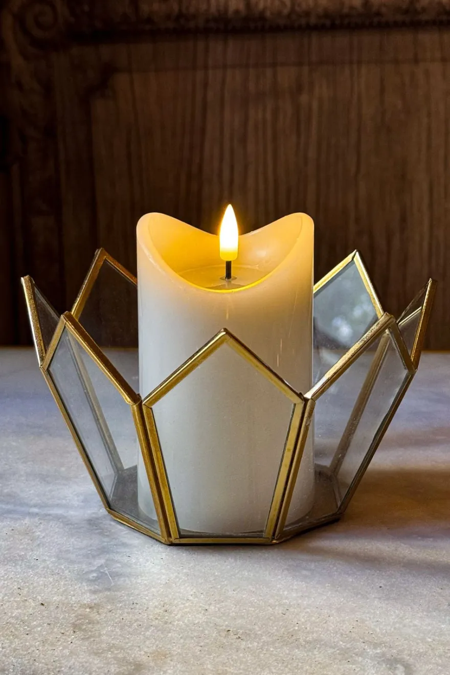 Cristina Oria Velas^Vela Gris LED CO