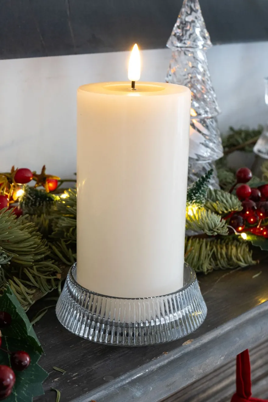 Cristina Oria Velas^Vela LED Color Crema Grande