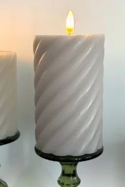 Cristina Oria Velas^Vela LED Diseño Espiral Grande