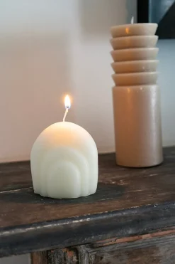 Cristina Oria Velas^Vela Ovalada Con Relieve