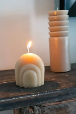 Cristina Oria Velas^Vela Ovalada Con Relieve