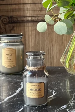 Cristina Oria Velas^Vela Perfumada Con Frasco Y Tapa De Vidrio