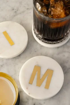 Cristina Oria Menaje Iniciales|Velas^Velas Con Tapa De Mármol Iniciales