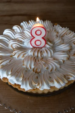 Cristina Oria Dulces Cristina Oria|Velas^Velas Cumpleaños Blancas y Rojas Pequeñas