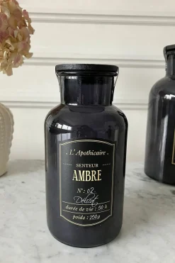 Cristina Oria Velas^Velas Medianas Perfumadas Con Tapa Negra En Frasco De Vidrio